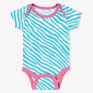 Gerber Blue Zebra Print Onesie